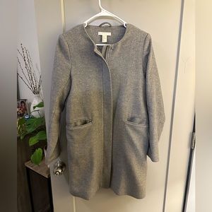 H&M grey trench coat